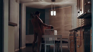 Slutty shemale let stepbro bareback her ass to keep silent