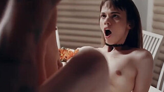 Slutty shemale let stepbro bareback her ass to keep silent