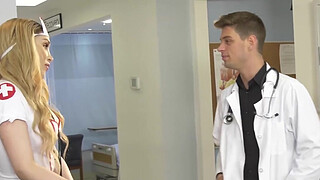 Fetish nurse shemale Angelina Please sucked and fucked too