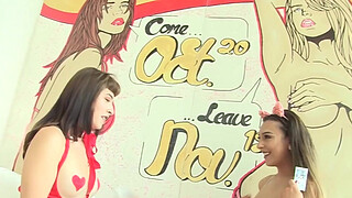 Wanking tgirl Chanel Santini rimmed after sucking cock