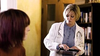 Ella is secretly taken aback by the beauty of doctor Dee and nurse Khloe's