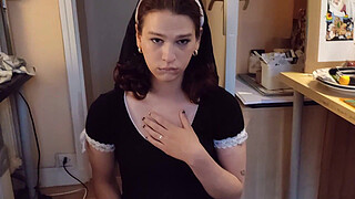 Slutty T-girl Dressed provacatively, blowjobs and anal