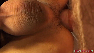 Thai shemale wears handcuffs ass fucked and gives blowjob