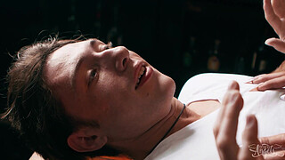 TRANS ANGELS - Sexy Angellica Good Rides The Bull Before Riding Archi Page's Big Cock