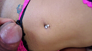 Cock hungry ts Yasmin Lancaster gets her asshole drilled and jizzed