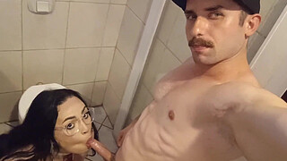 Saymon eating the big-assed transvestite from São Borja at the swing house