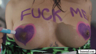 Super hot and horny TS babe Eva Maxim gives Cliff Jensen the time of his life.This is hot seduction