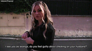 Exclusive - For €500, the Italian MILF accepts the indecent proposal - English subtitles