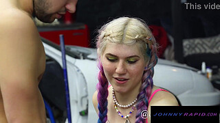 Trans Babe Little Trap DAP'D By Johnny & Company - Malakai White - JohnnyRapid