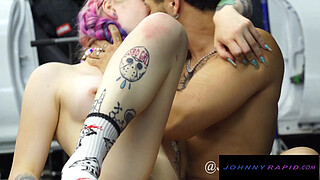 Trans Babe Little Trap DAP'D By Johnny & Company - Malakai White - JohnnyRapid