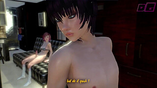 Cute dickgirl sedused guy's ass for sex - animation futa