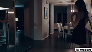 Horny Guy fucks her Hot TBabe Stepsister Kate Zoha on the table