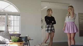 Busty real estate agent licked and fucked by her TS customer